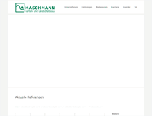 Tablet Screenshot of galabau-maschmann.de